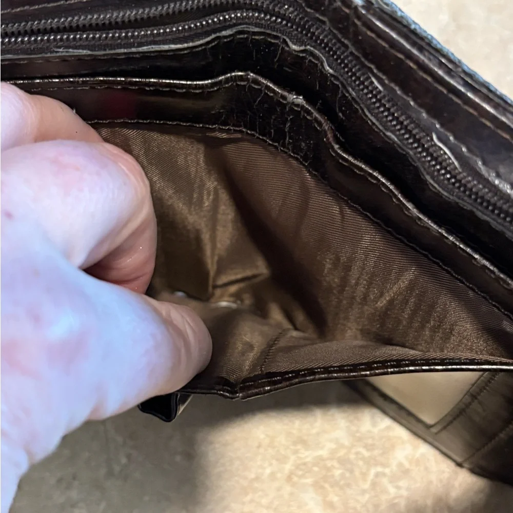 D&G Wallet Black Faux/Leather Wallet Repair Project As Is